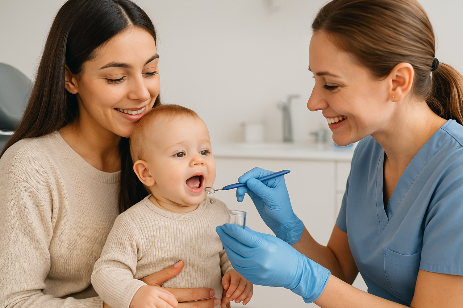cuándo llevar a mi hijo la primera vez al dentista