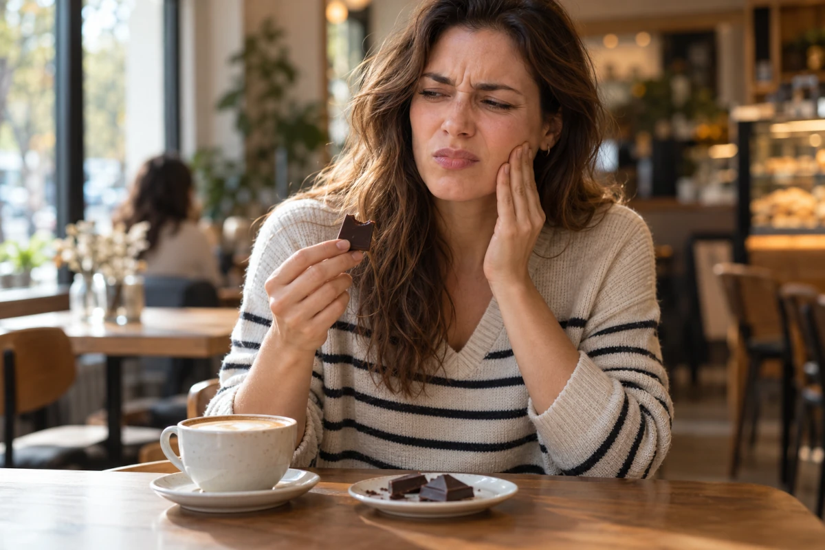 por qué me duelen los dientes al comer dulce